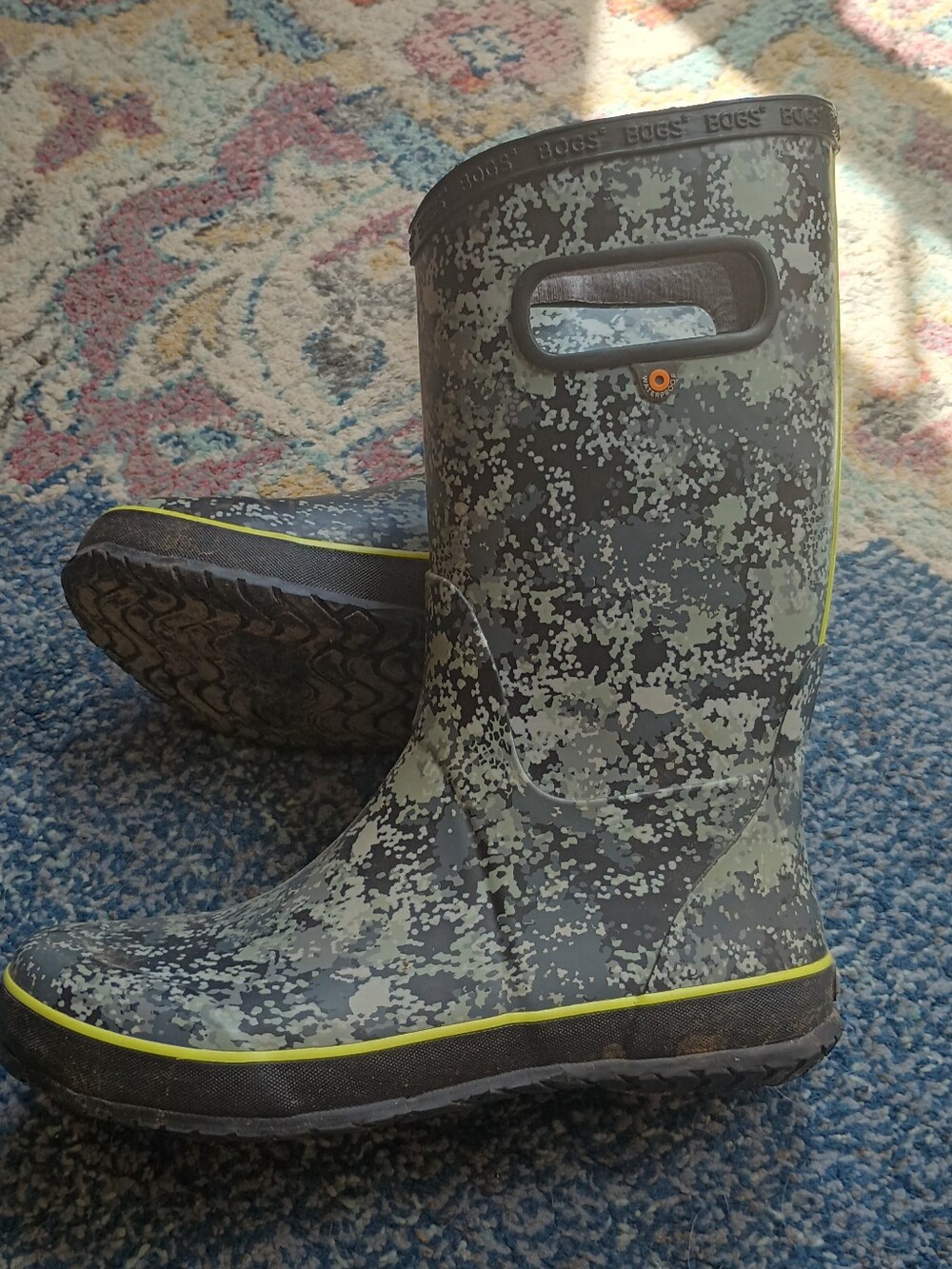 Kids' Bogs Camo Rain Boots